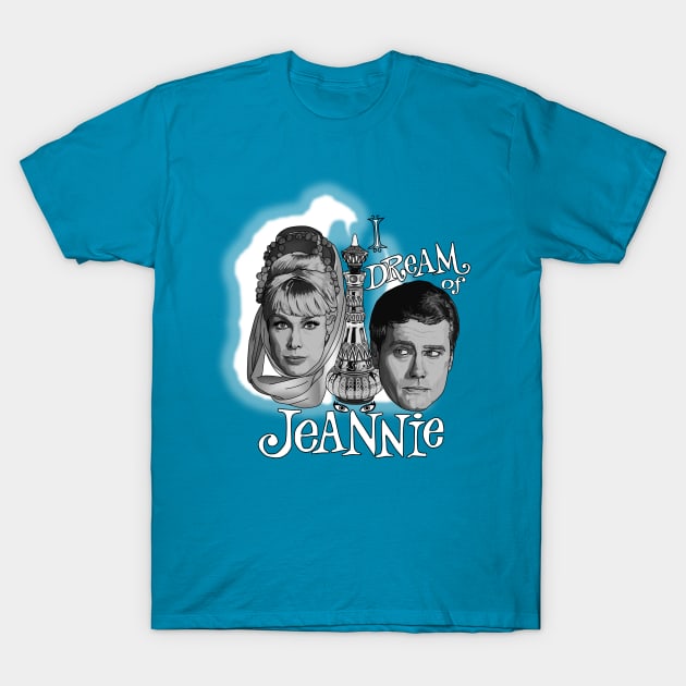 Jeannie in a Bottle T-Shirt by Screen Fiend Merch